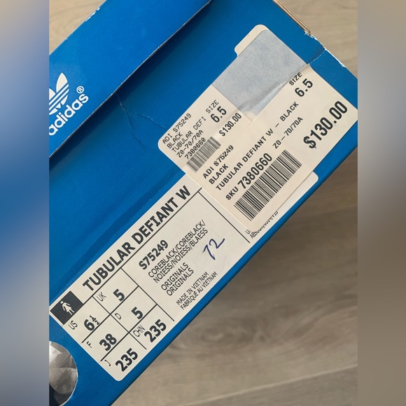 ADIDAS TUBULAR DEFIANT - BLACK (6.5W) - Picture 3 of 3